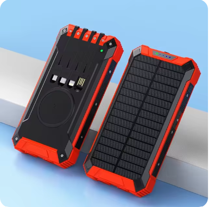 SolarPowered PowerBank | Draagbare Waterdichte Zonnelader