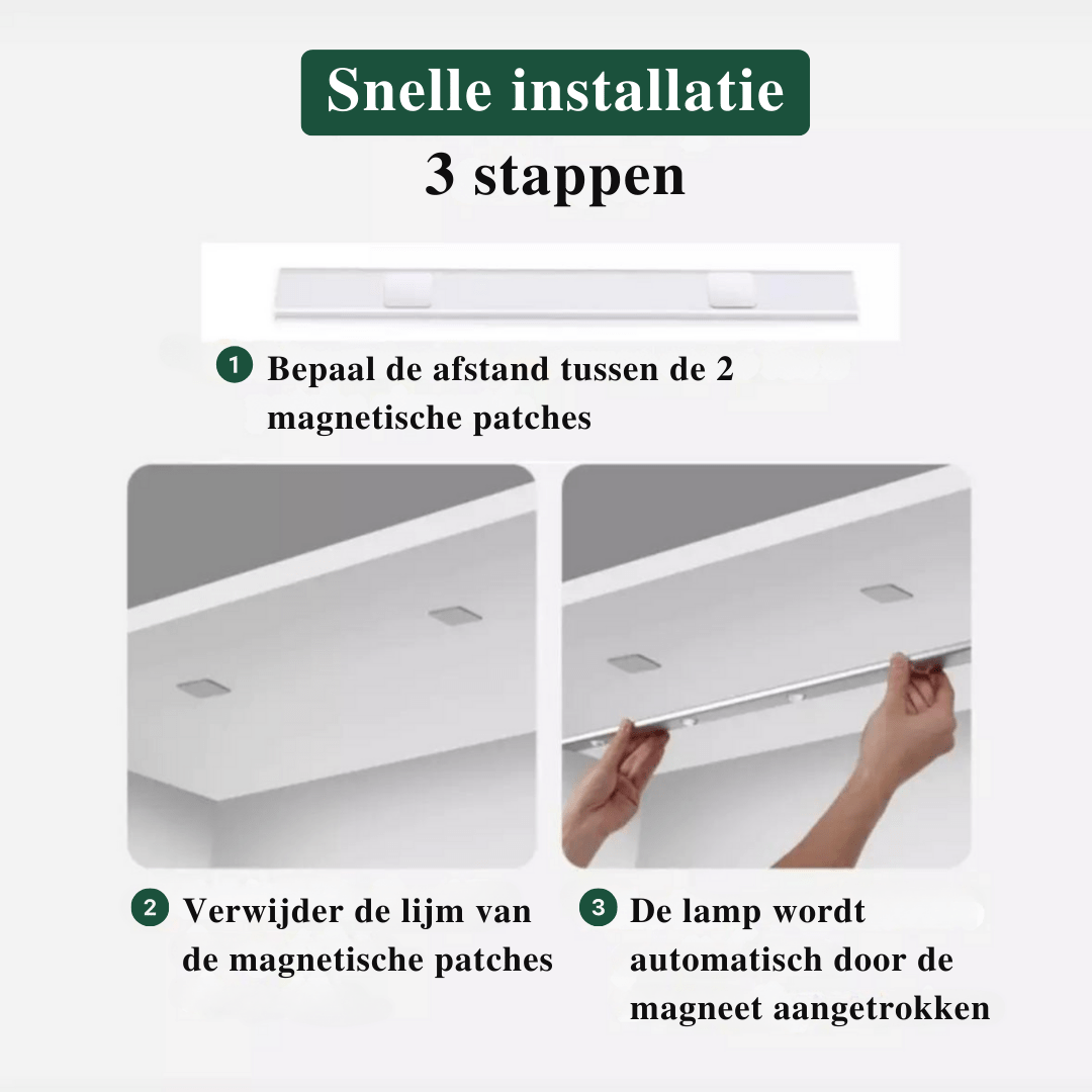 Draadloze LED-lamp met bewegingssensor