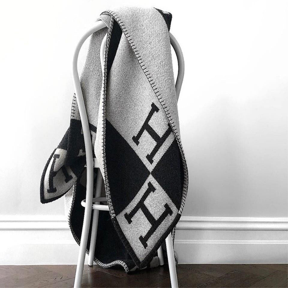 Luxueuze Wol-Kasjmier Deken – Elegante Isabelle voor jouw Huis