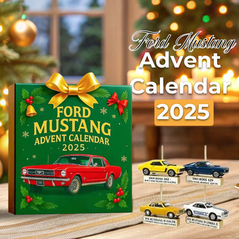 MustangMerry | Ford Mustang Adventskalender 2025 Feestelijke Vakantietelling