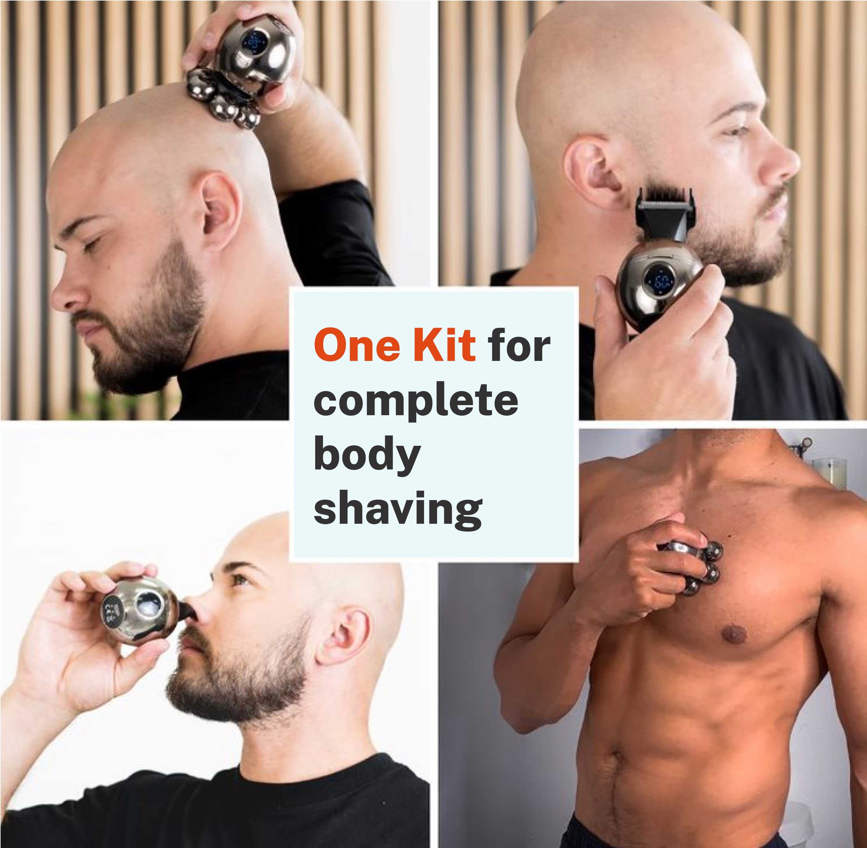 FlexGroom 5-in-1 elektrisch scheerapparaat | Precisie, veelzijdigheid en stijl