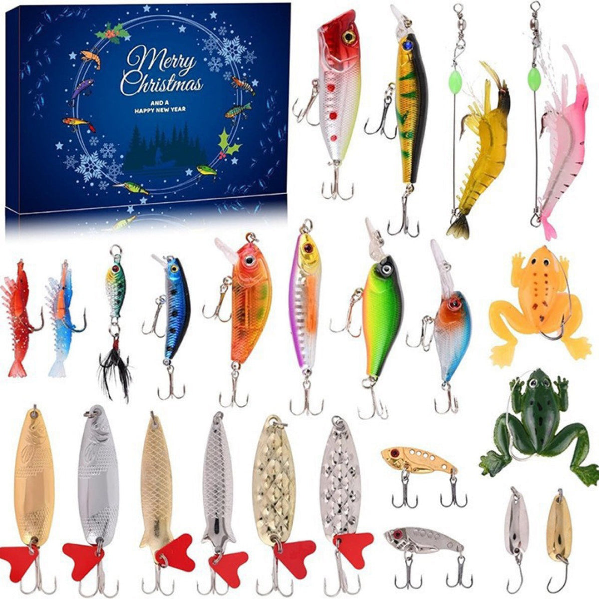 Visaccessoires Adventskalender 2026 – 24 Dagen Kerst Countdown