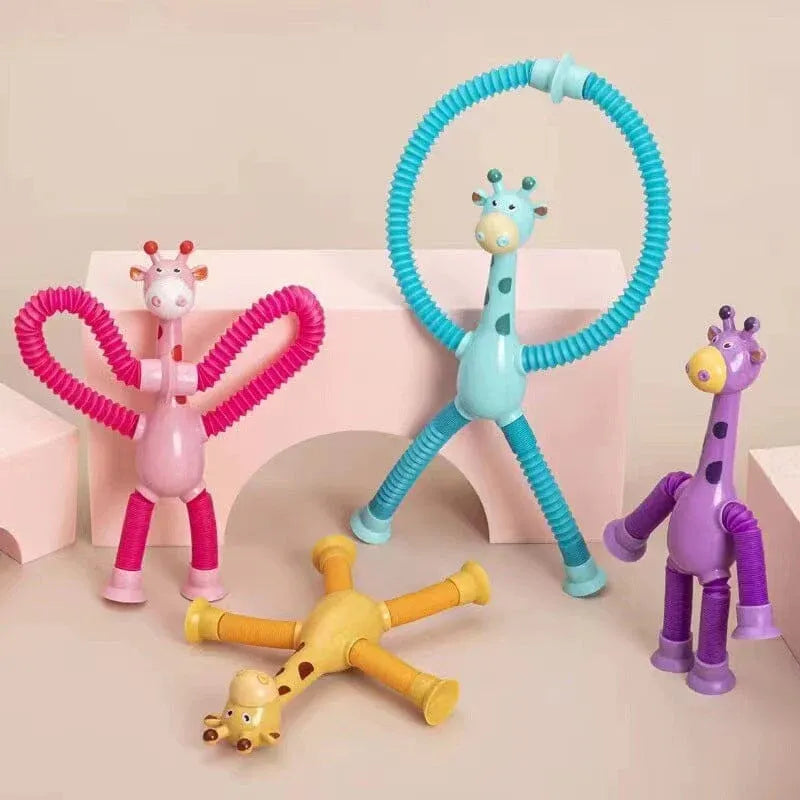 GiraffeStretch – Leuk Telescoop Zuig Speelgoed