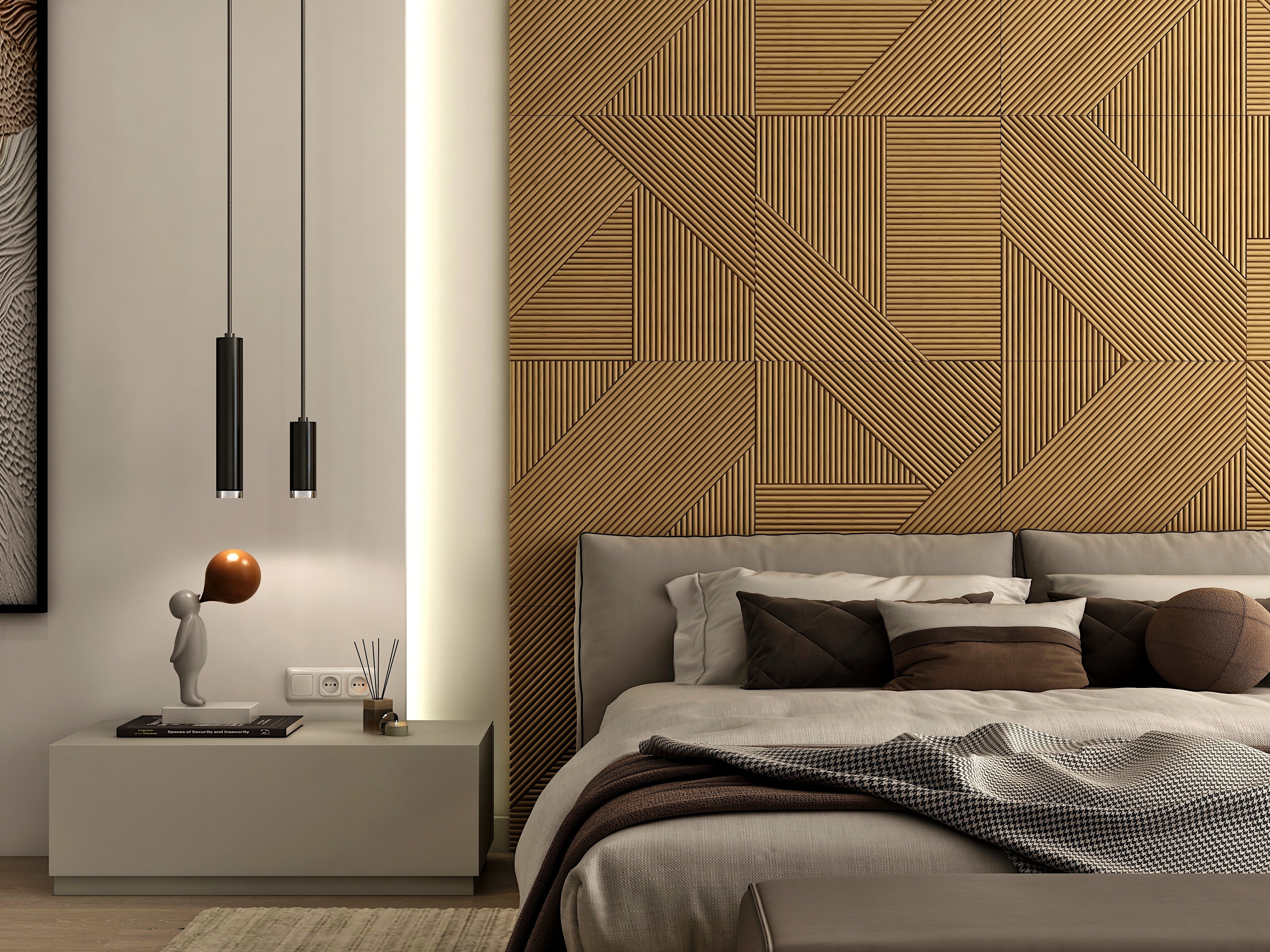 Moderne Massief Houten Paneel