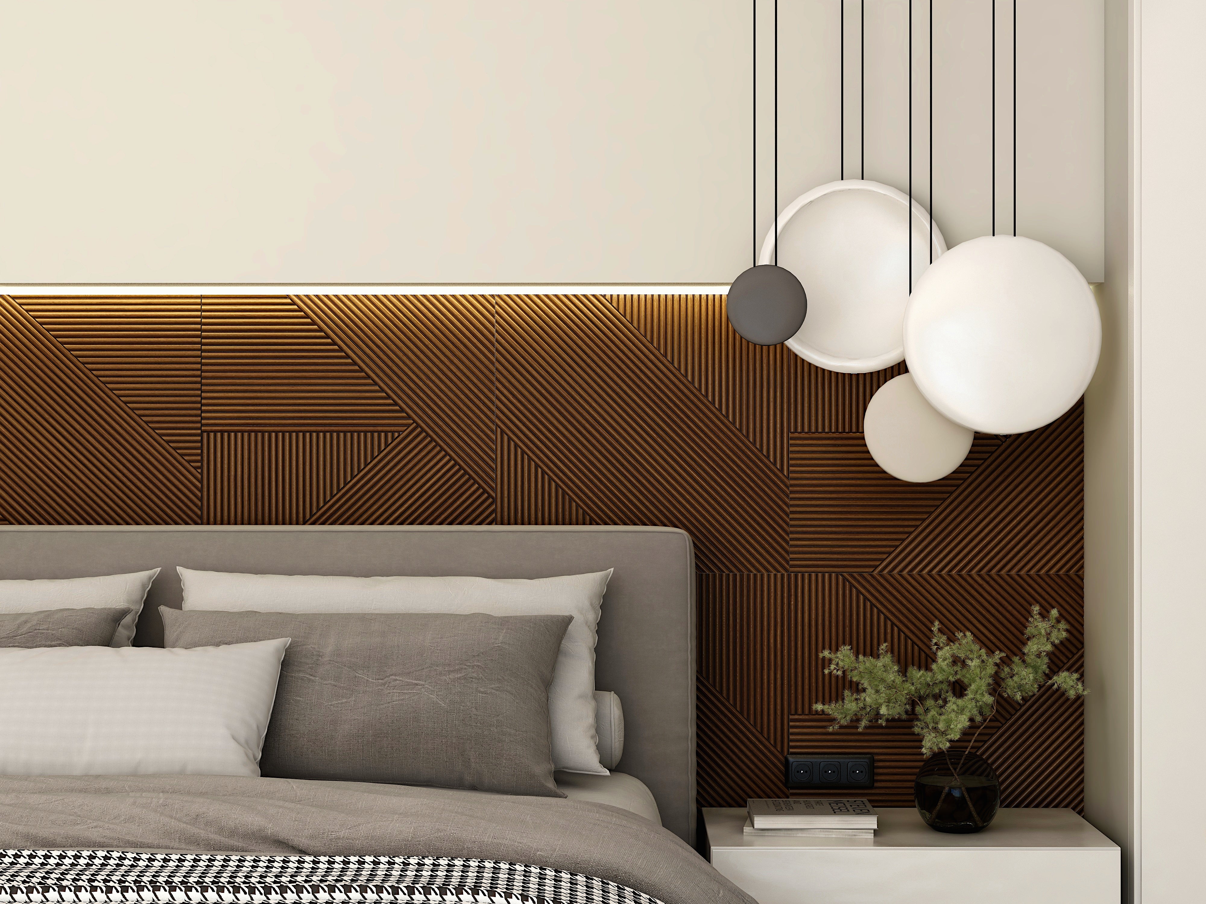 Moderne Massief Houten Paneel