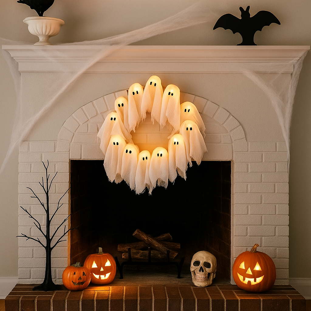 HauntGlow Halloween Krans | Betoverende glow krans voor een spooky feestelijke touch