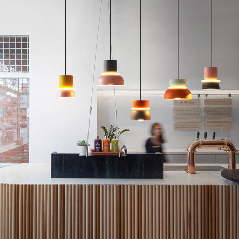 Nordic Zinklegering Dubbel-Tone Koepel Hanglamp LED 1-Licht