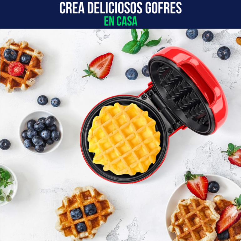 EasyBake Wafel | Mini Multifunctionele Elektrische Wafelmaker