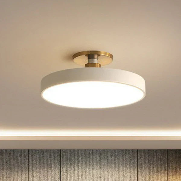 Ronde Plafondlamp Nordic Style Acryl Slaapkamer LED Semi-Coil Plafondlamp