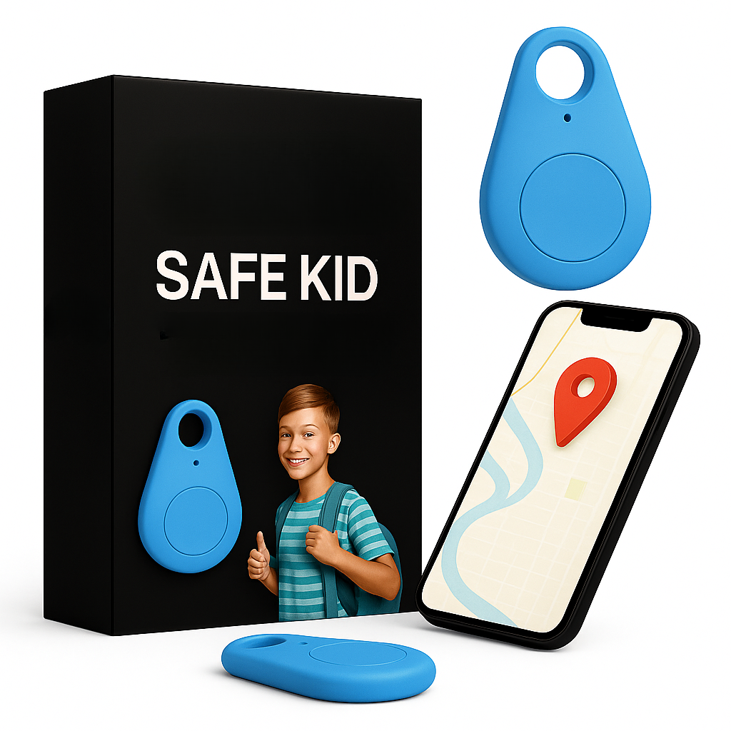 KidiSafe GPS-Locator Voor Kinderen Met Live Locatie En SOS Waterdicht