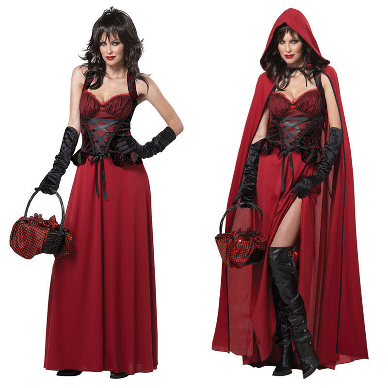 Dames Halloween Kostuum | Corset Maxi Jurk