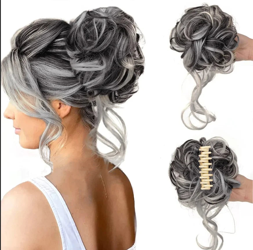 CurlyBun: Direct Gelockt Knot Haar Klem