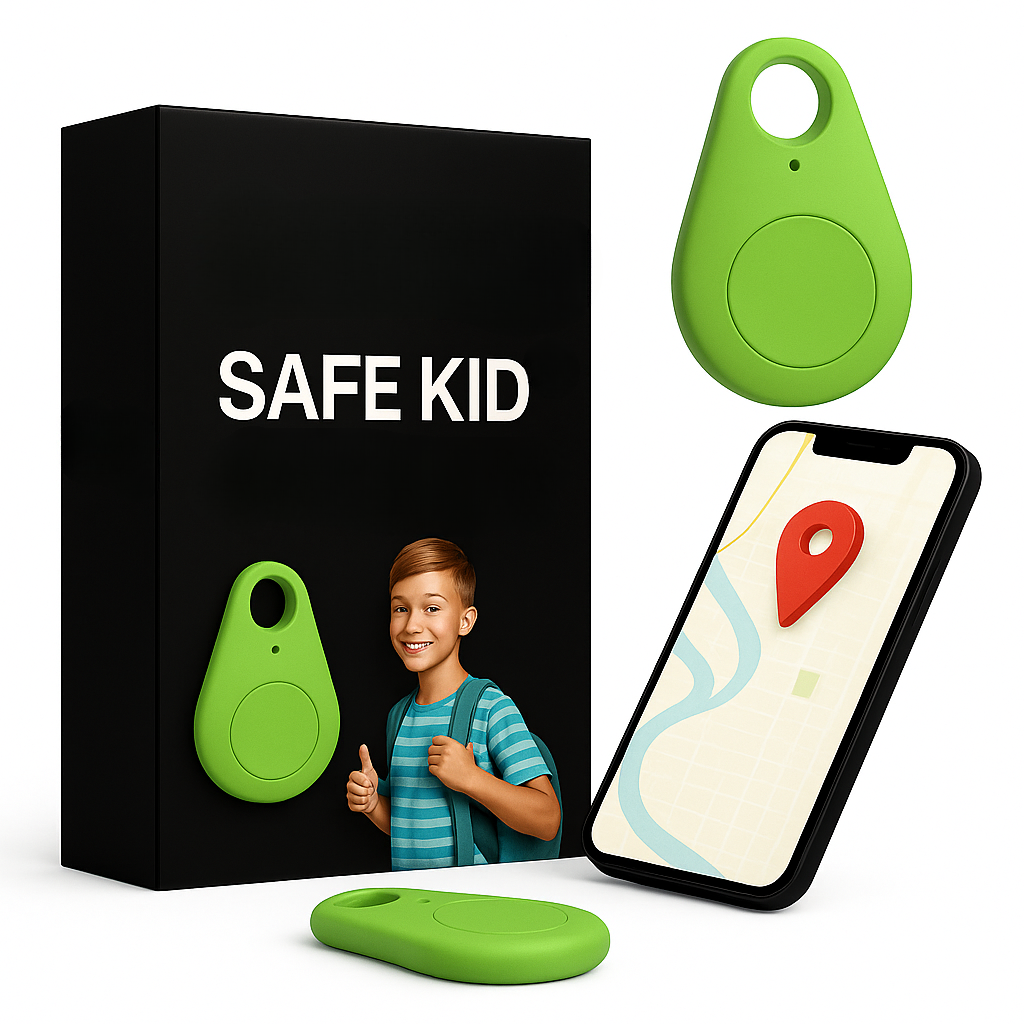 KidiSafe GPS-Locator Voor Kinderen Met Live Locatie En SOS Waterdicht