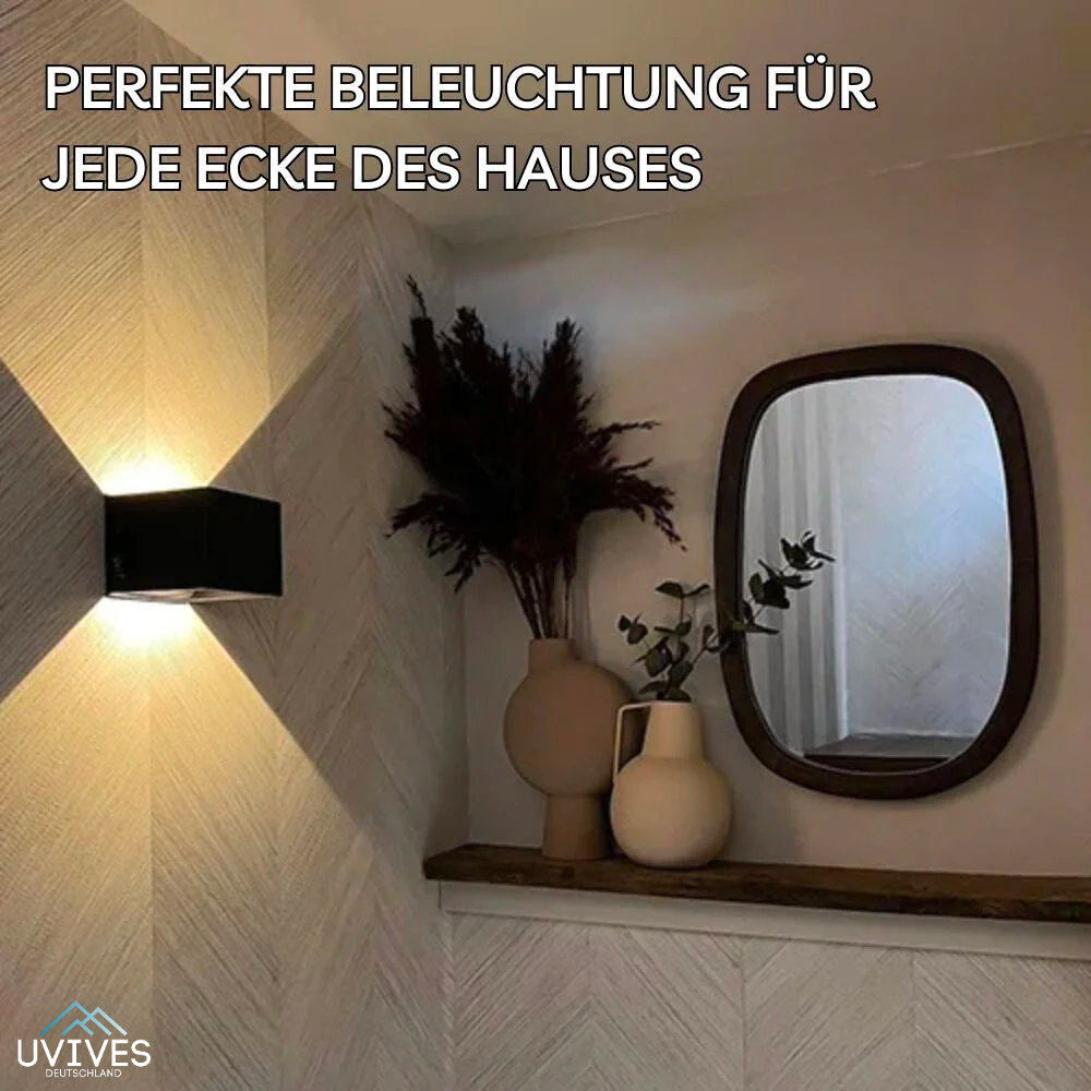LuminaCube Draadloze Luxe Wandlamp