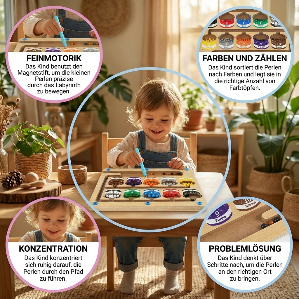 Montessori Magnetlabyrint