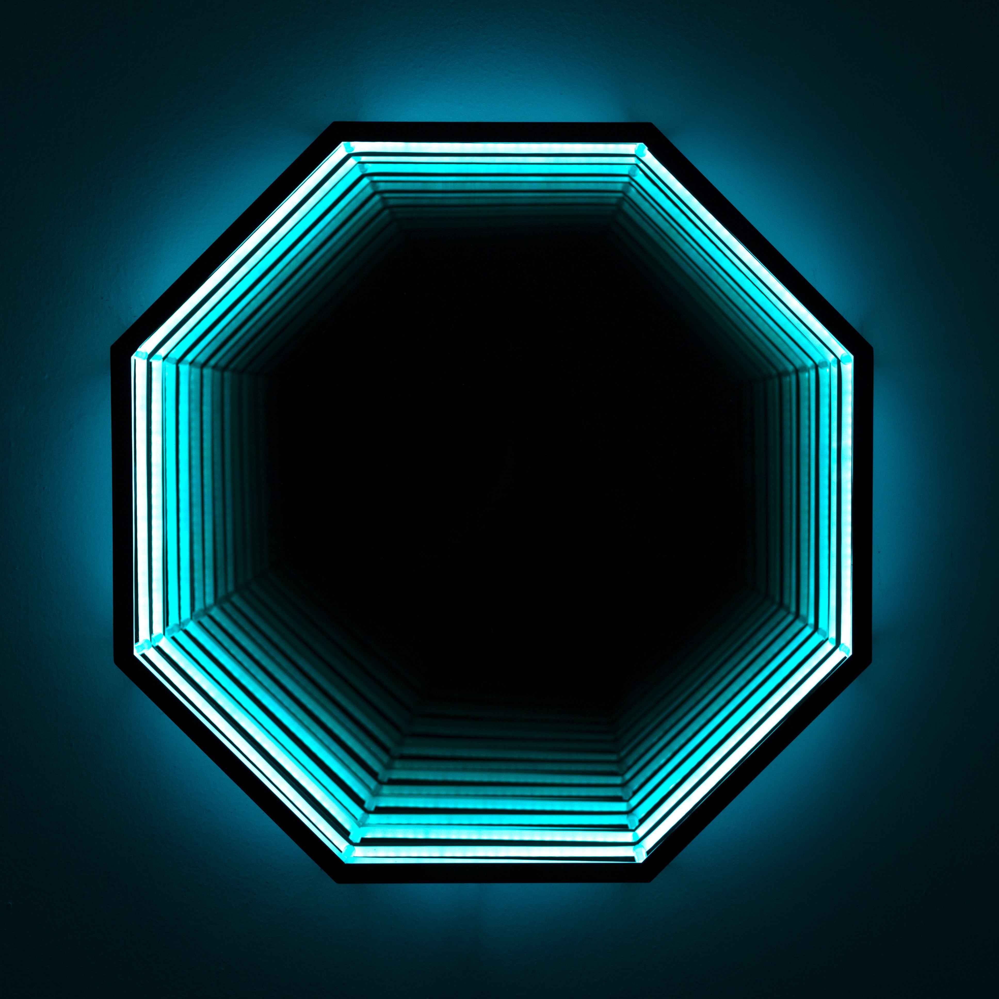 3D Octagon Spiegel Licht