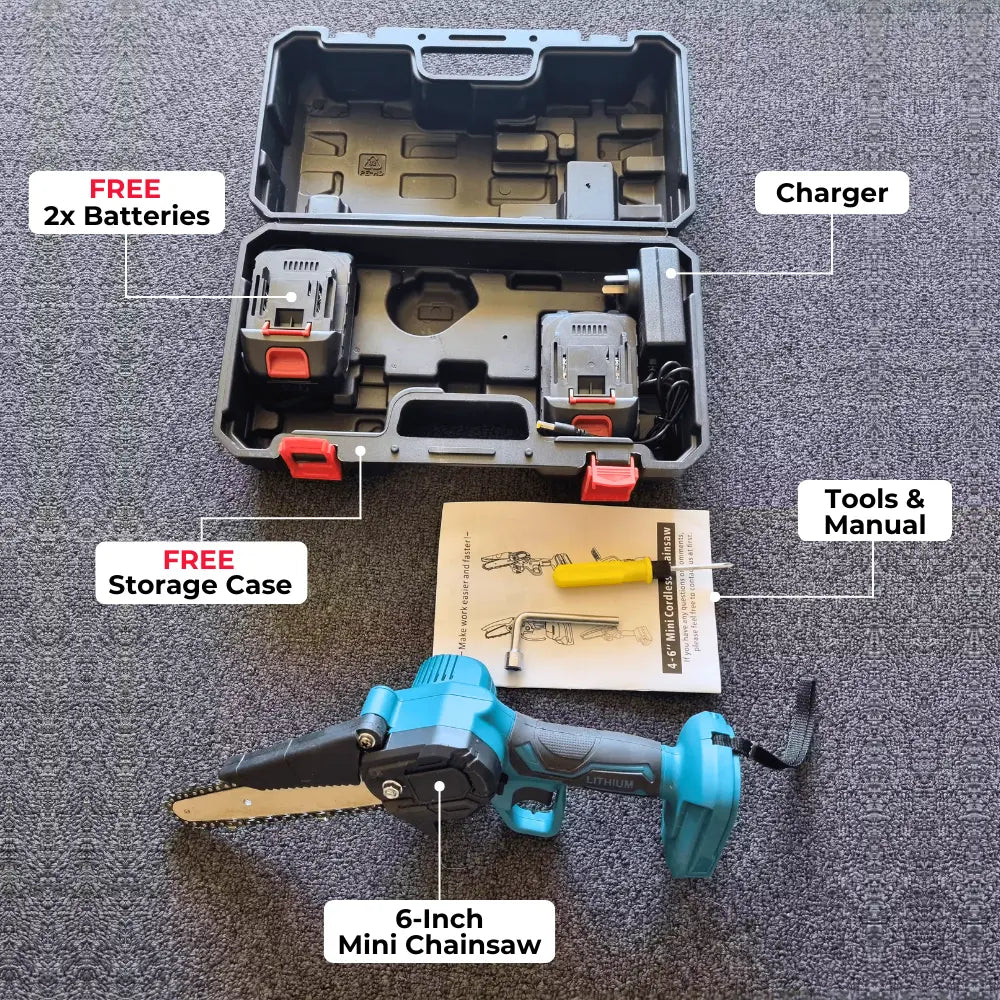 PowerCut | oplaadbare snoerloze elektrische kettingzaag