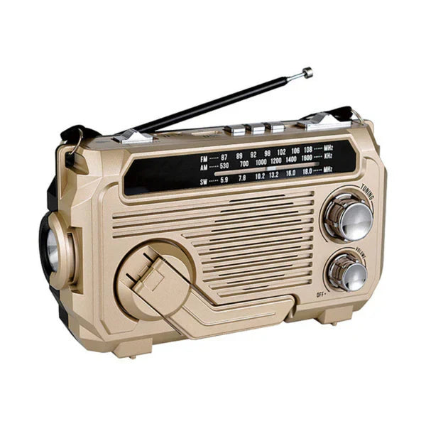 Serein | Noodradio met Powerbank – elegant ontwerp – hoog-fidelity geluid – oplaadbaar