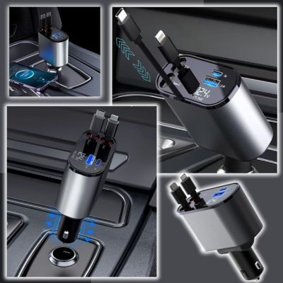 Digitale Auto Multi-oplader | Geschikt voor iedere auto