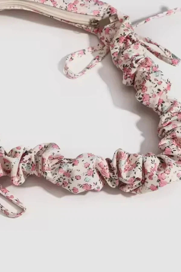 Dames Handtas Bloemenprint Één maat Polyester