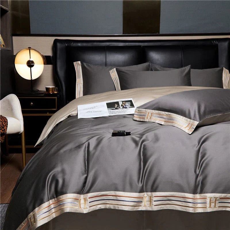 Deluxe Satijnen Katoenen Dekbedovertrek Set - Luxe voor uw Slaapkamer