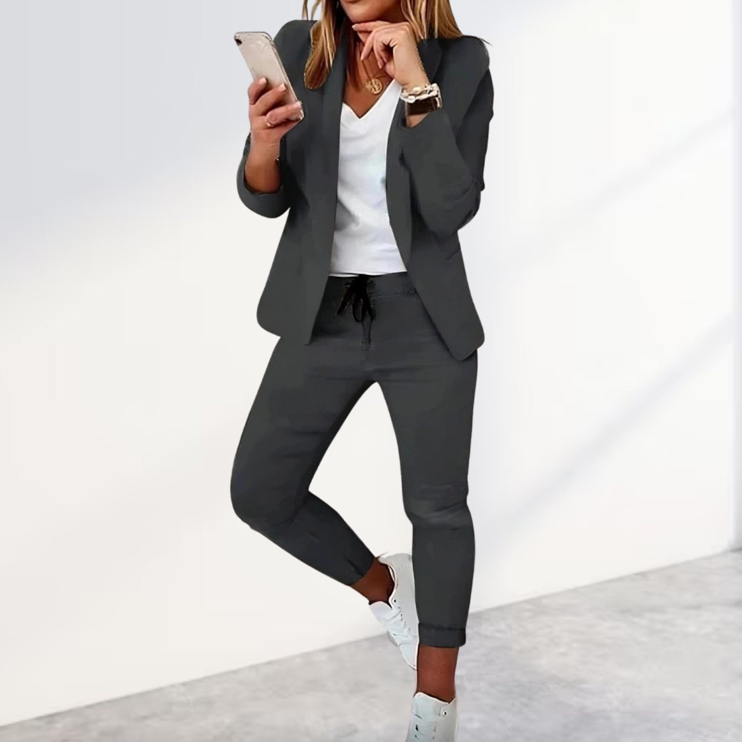 Stijlvolle Blazer- en Broekset