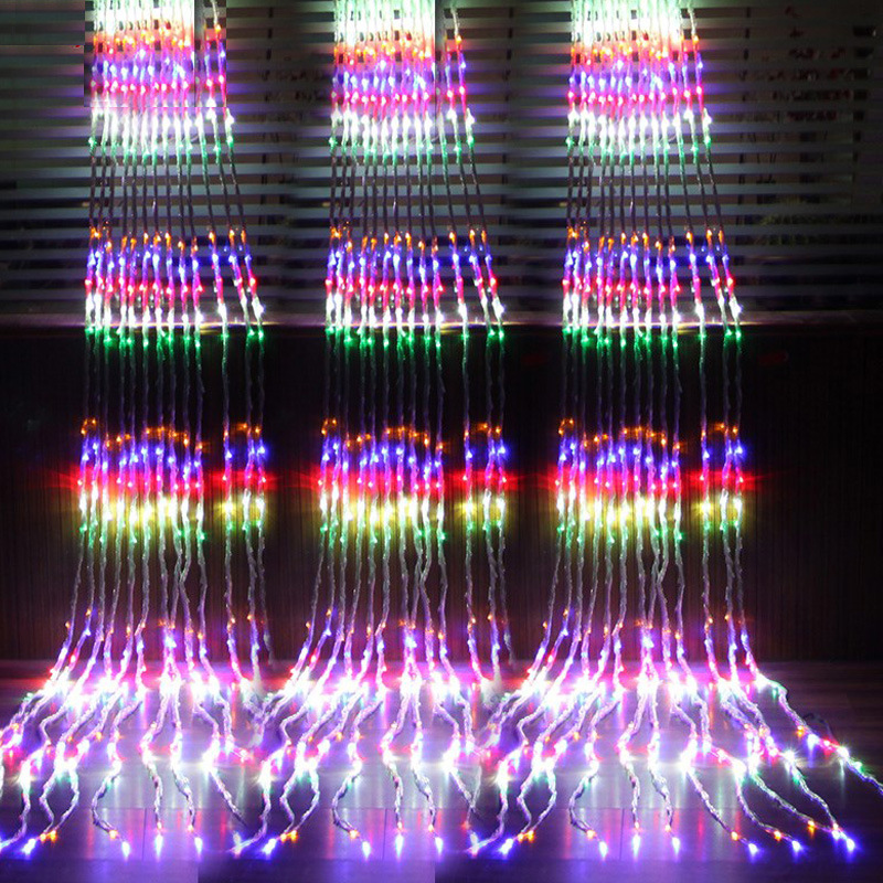 LED Kerstgordijnverlichting met Kleurwissel – Decoratieve Lichtjes voor Raam en Muur