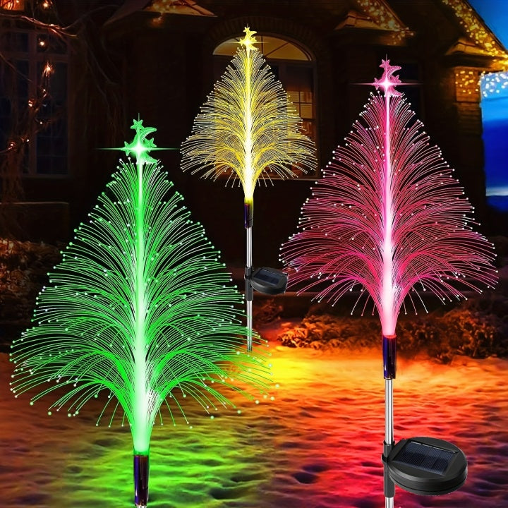 LichtTuin Solarset – 3 kleurveranderende LED-tuinlampen op zonne-energie