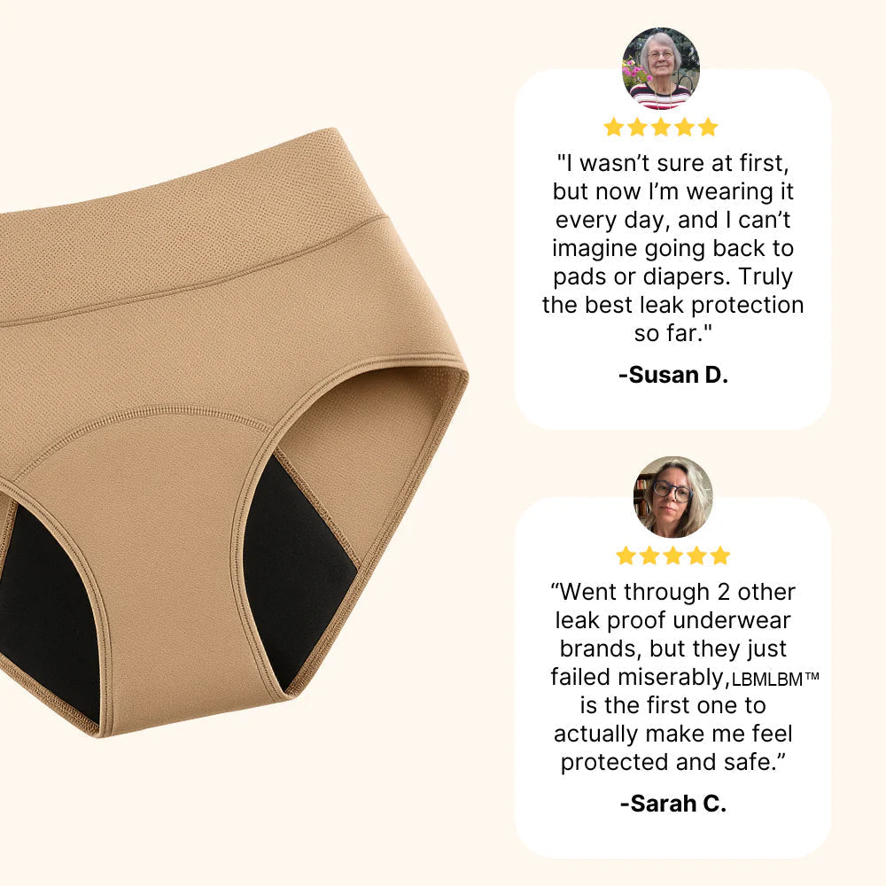 Aqualuxe | 100% Lekvrije Ondergoed 4-Pack voor Ultiem Comfort