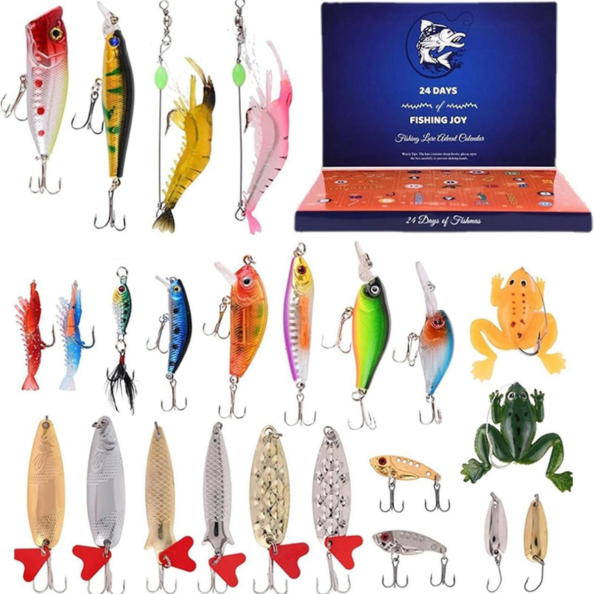 Visaccessoires Adventskalender 2026 – 24 Dagen Kerst Countdown