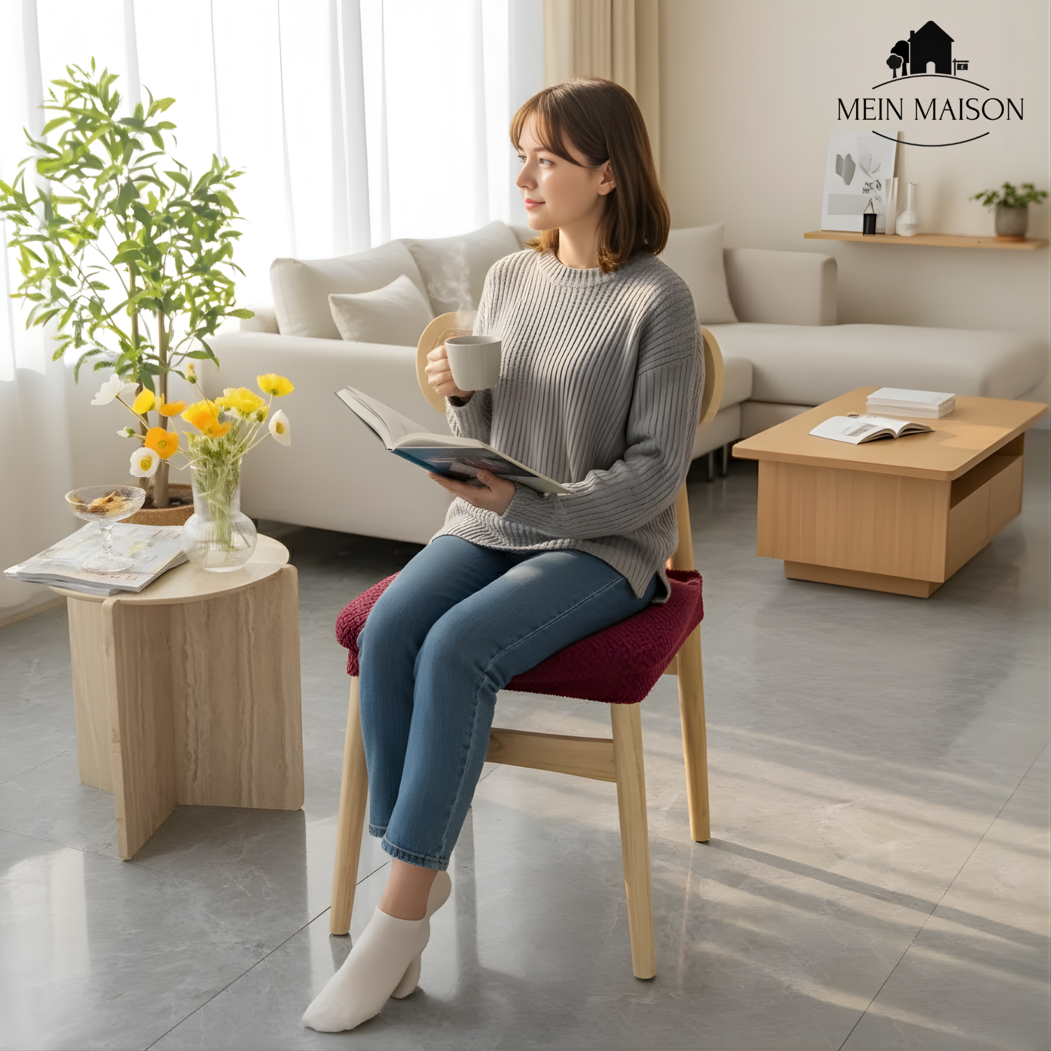 2+2 GRATIS | SilqueShield – Stijlvolle stoelhoes voor uw meubels!