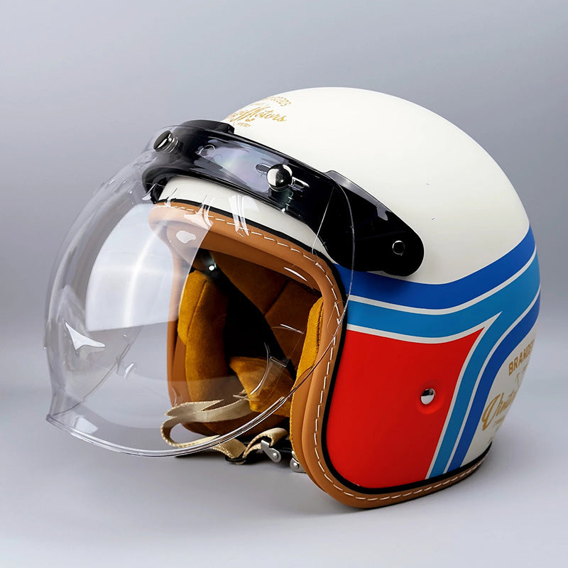 Tijdloze motorhelm - DOT- en ECE-goedgekeurd