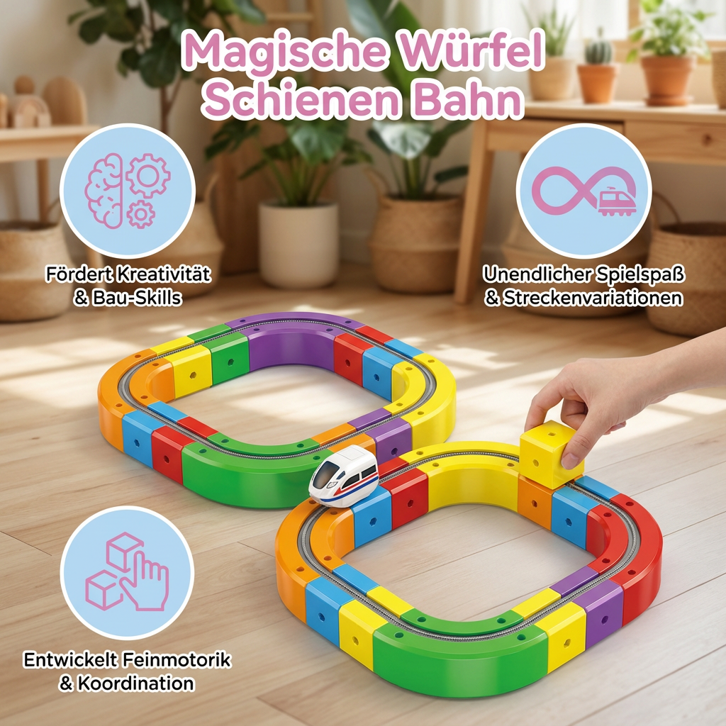 Magische Blokken Spoorbaan Speelgoed voor Kinderen