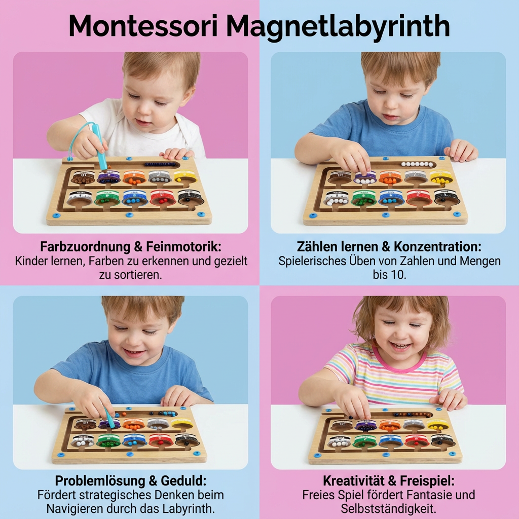 Montessori Magnetlabyrint