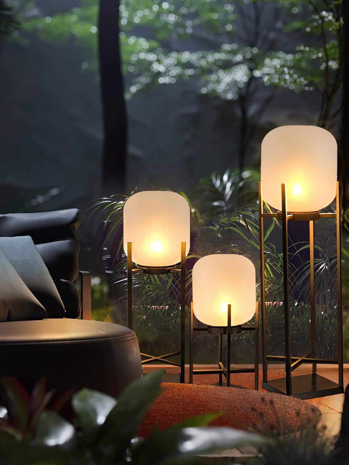 Solar Vloerlamp voor Buiten – Duurzame Sfeerverlichting voor Tuin en Terras