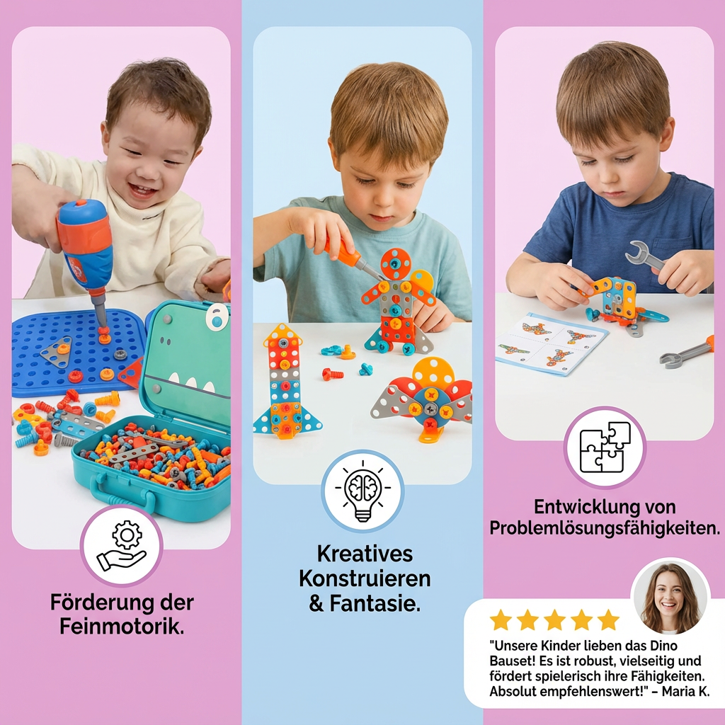 Dino Bouwset voor Kinderen Creatief Handwerk