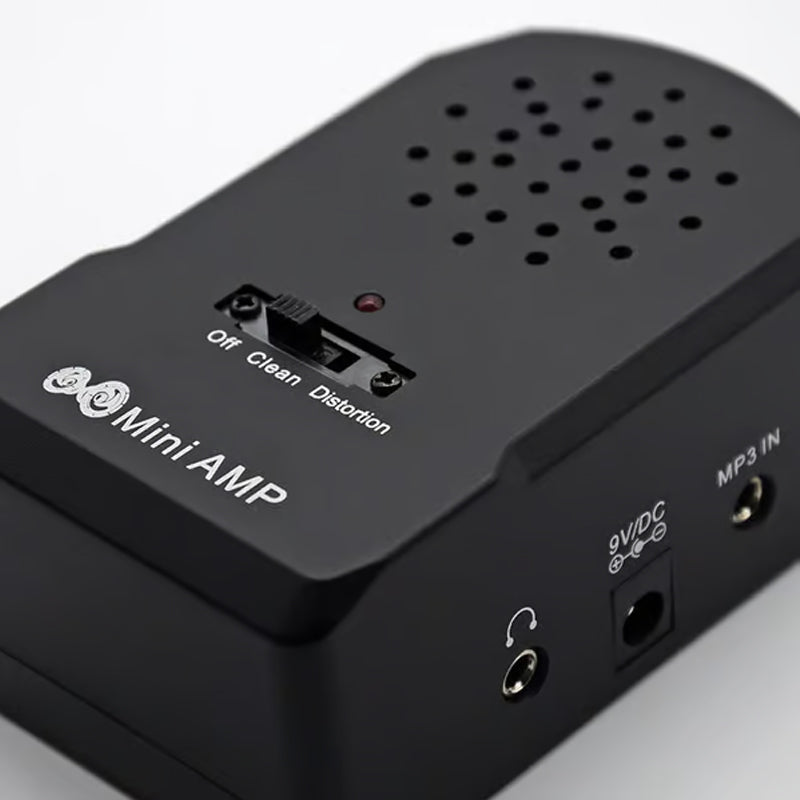 SonicElegance Luxe Draagbare Mini-Elektrische Gitaarversterker Set | Krachtige geluidservaring in een compact ontwerp
