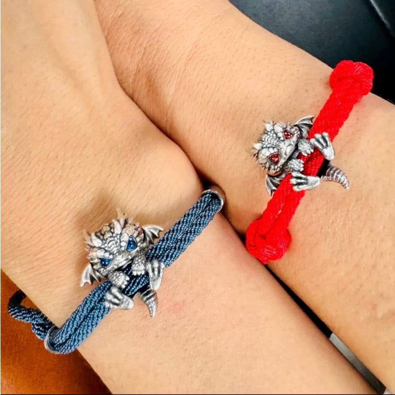 Handgemaakte Verstelbare Baby Draak Armband
