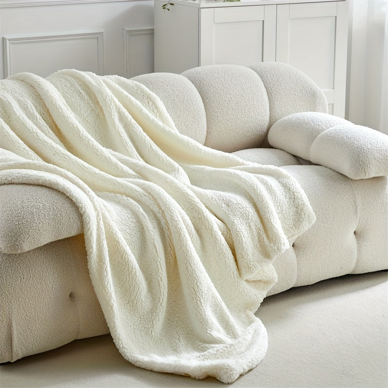Ultra Zachte Sherpa Fleece Deken – Warme en Comfortabele Knuffeldeken voor Thuis