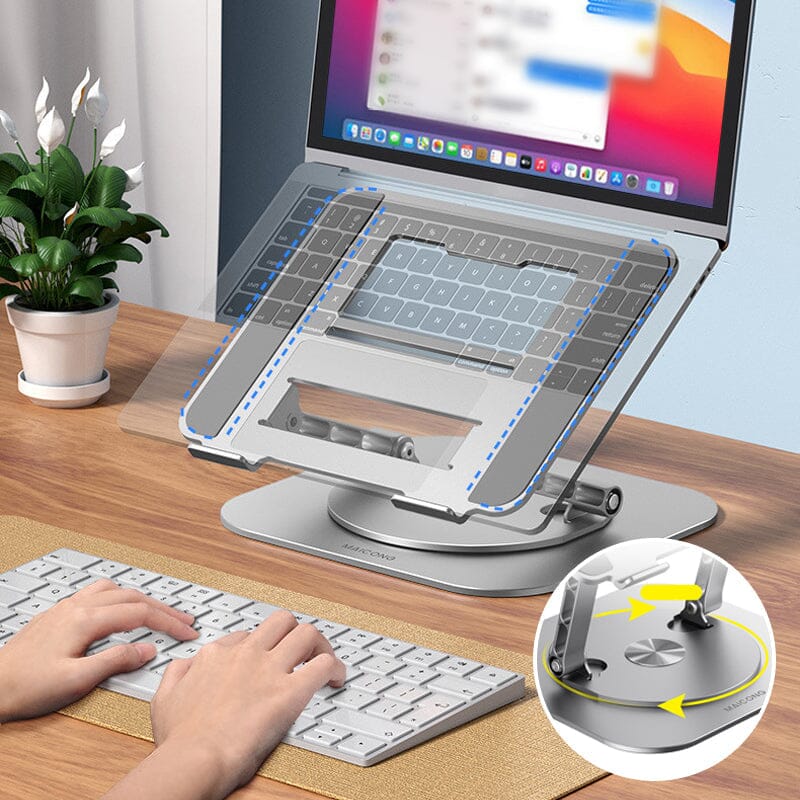 Élégance | Laptop- en Tabletstandaard 360° – verstelbaar - ergonomisch - modern design