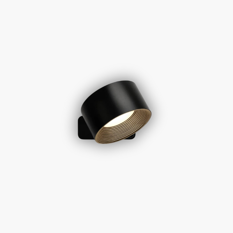 LuxeLumen Draadloze Dimbare LED Wandlamp | 360° draaibaar voor optimale verlichtingservaring