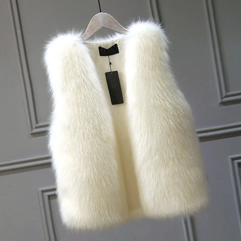 Mouwloze Textuurvest voor Dames | Ideaal voor de Herfst en de Winter