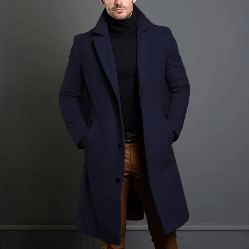 Lange Klassieke Coljas voor Mannen | Ideaal voor Frisse Dagen