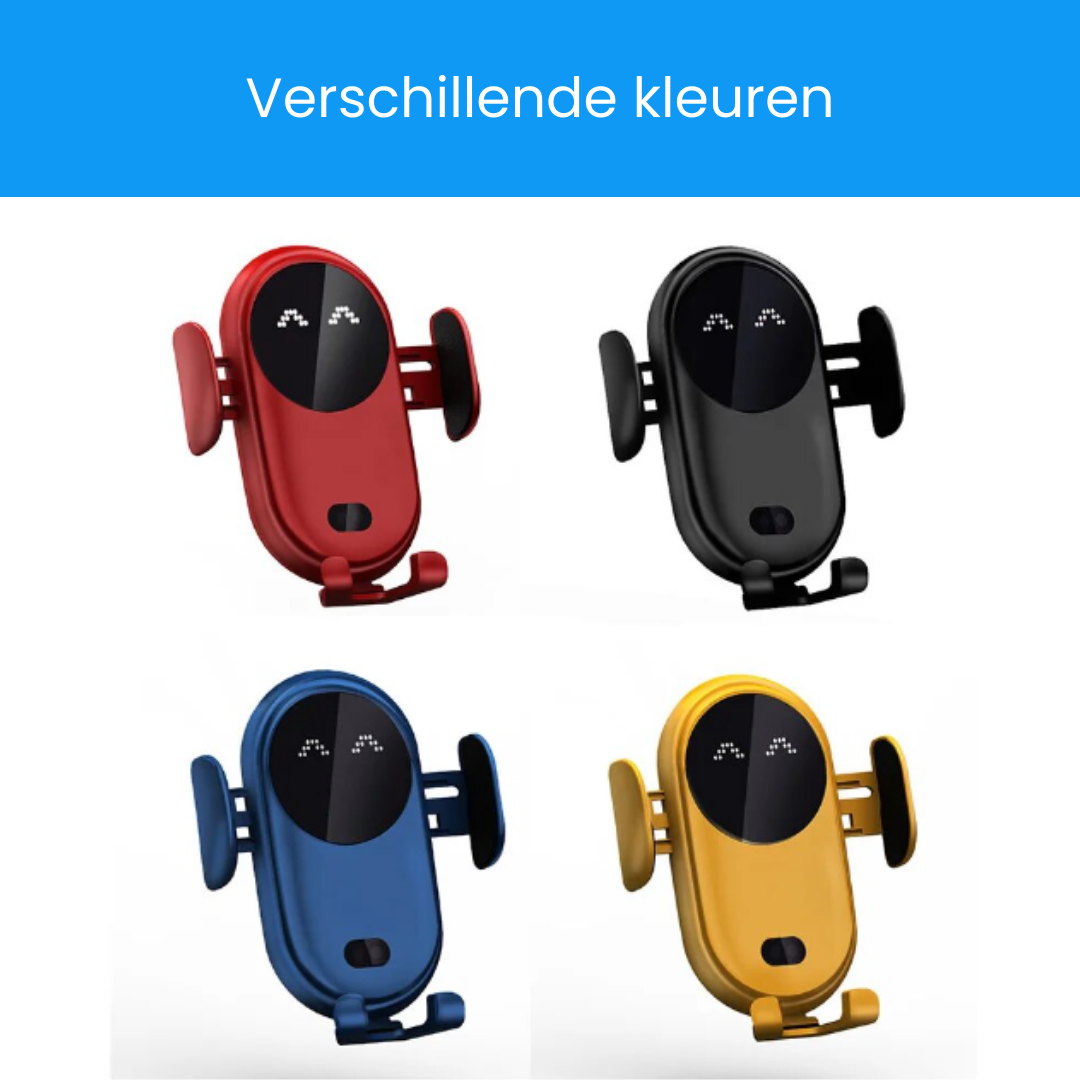 Robo Car Pro | Slimme draadloze auto-oplader telefoonhouder