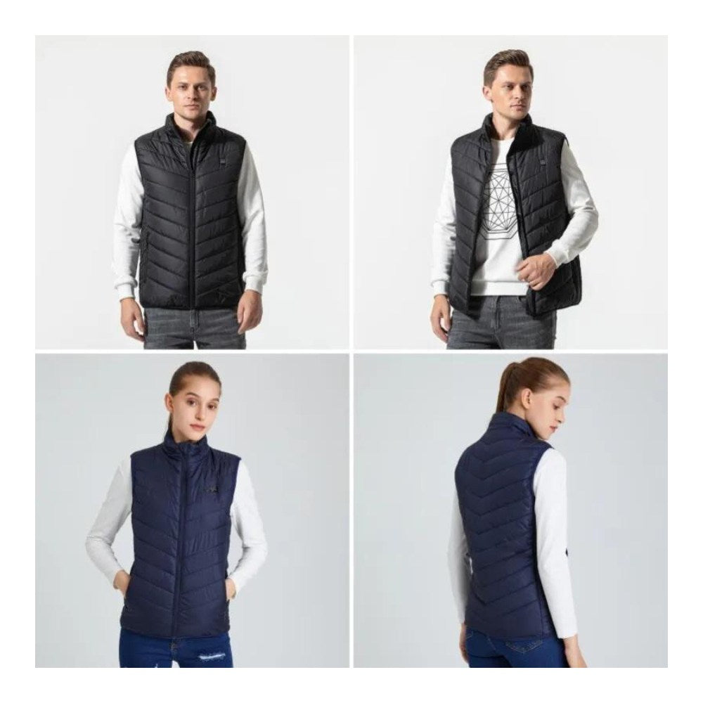 LuxGuard Elite Unisex Vest | Verwarmd, waterdicht en gratis zelfverwarmende sokken