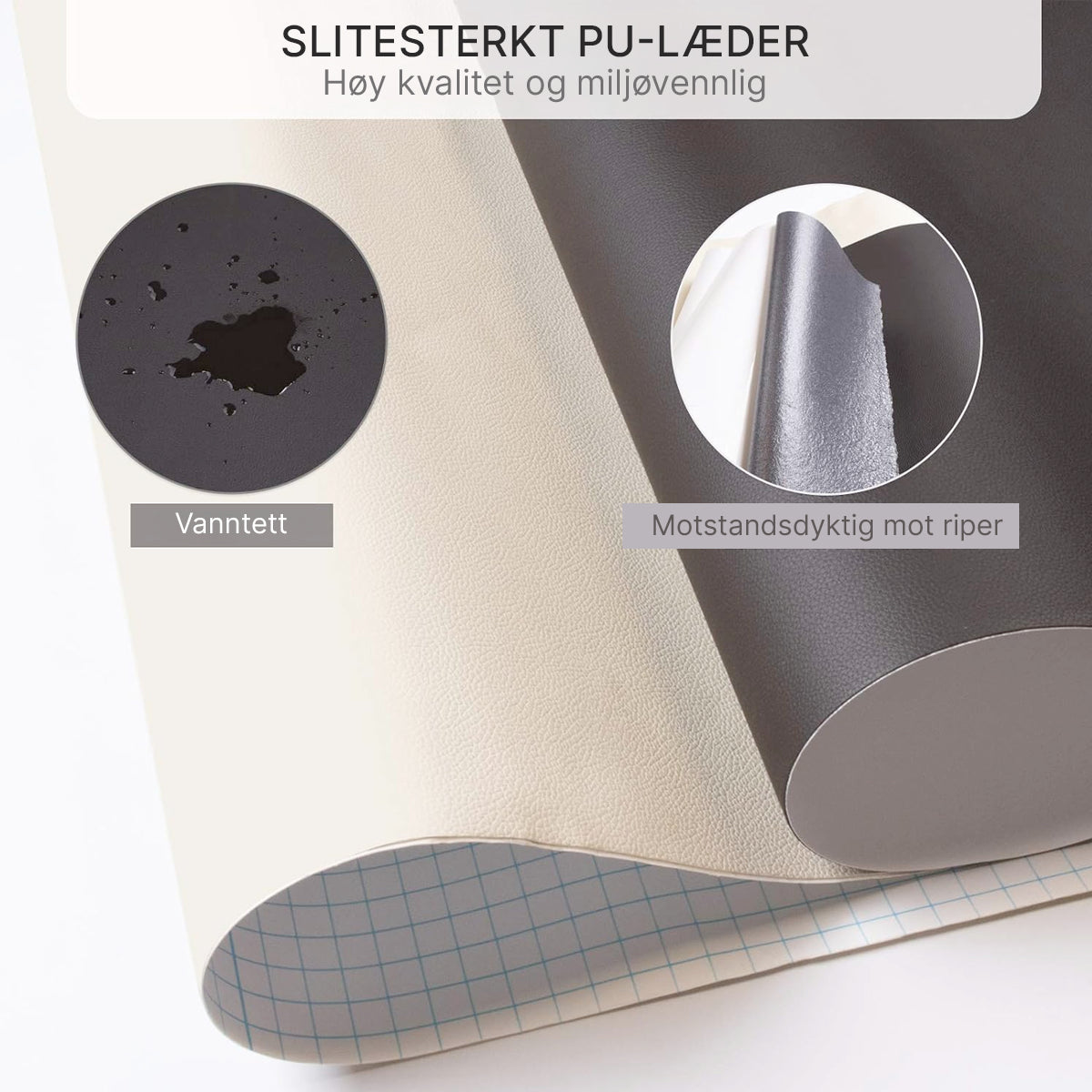 Zelfklevende PU-lederpatch