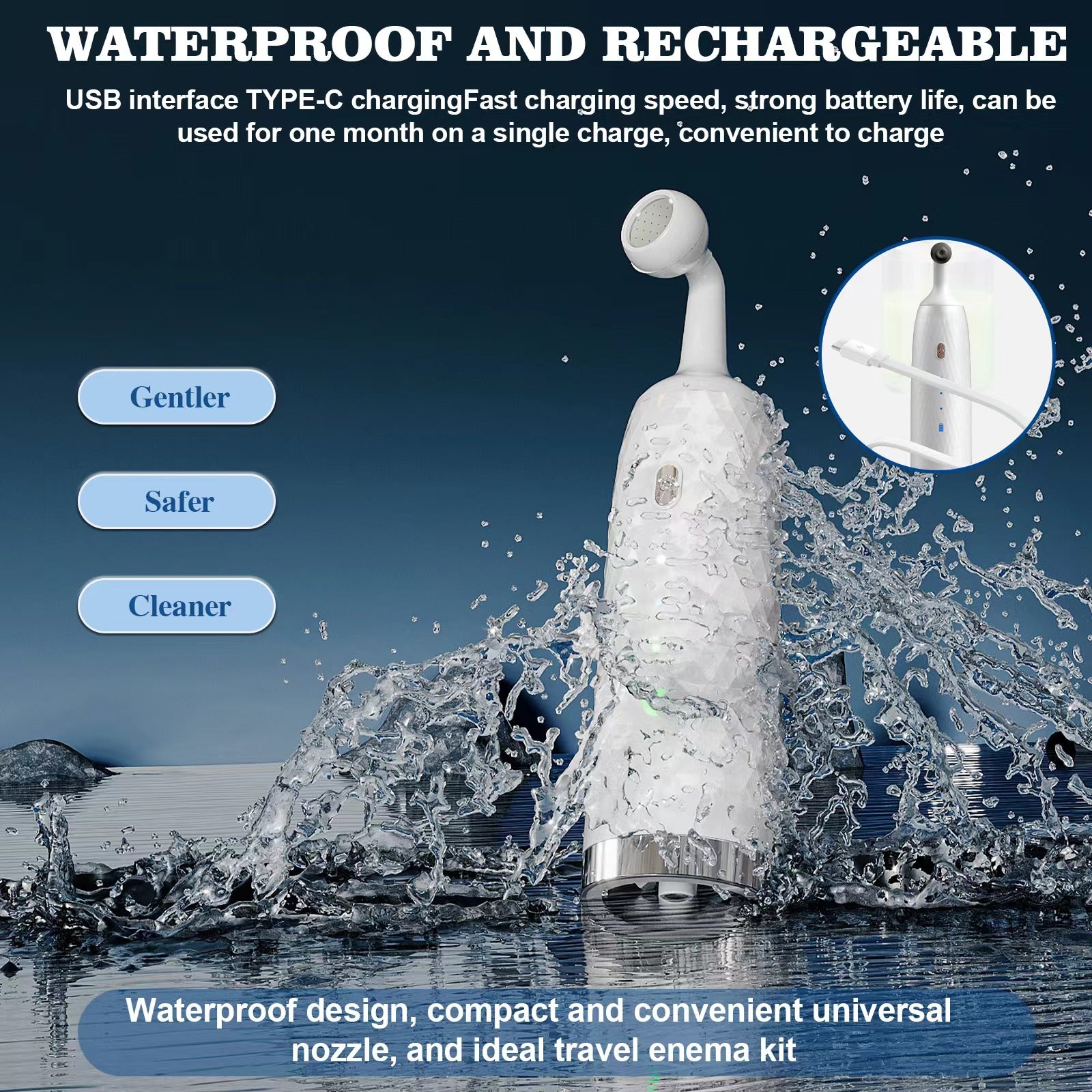 AquaElegance Bidet | Moeiteloze hygiëne onderweg voor ultiem comfort