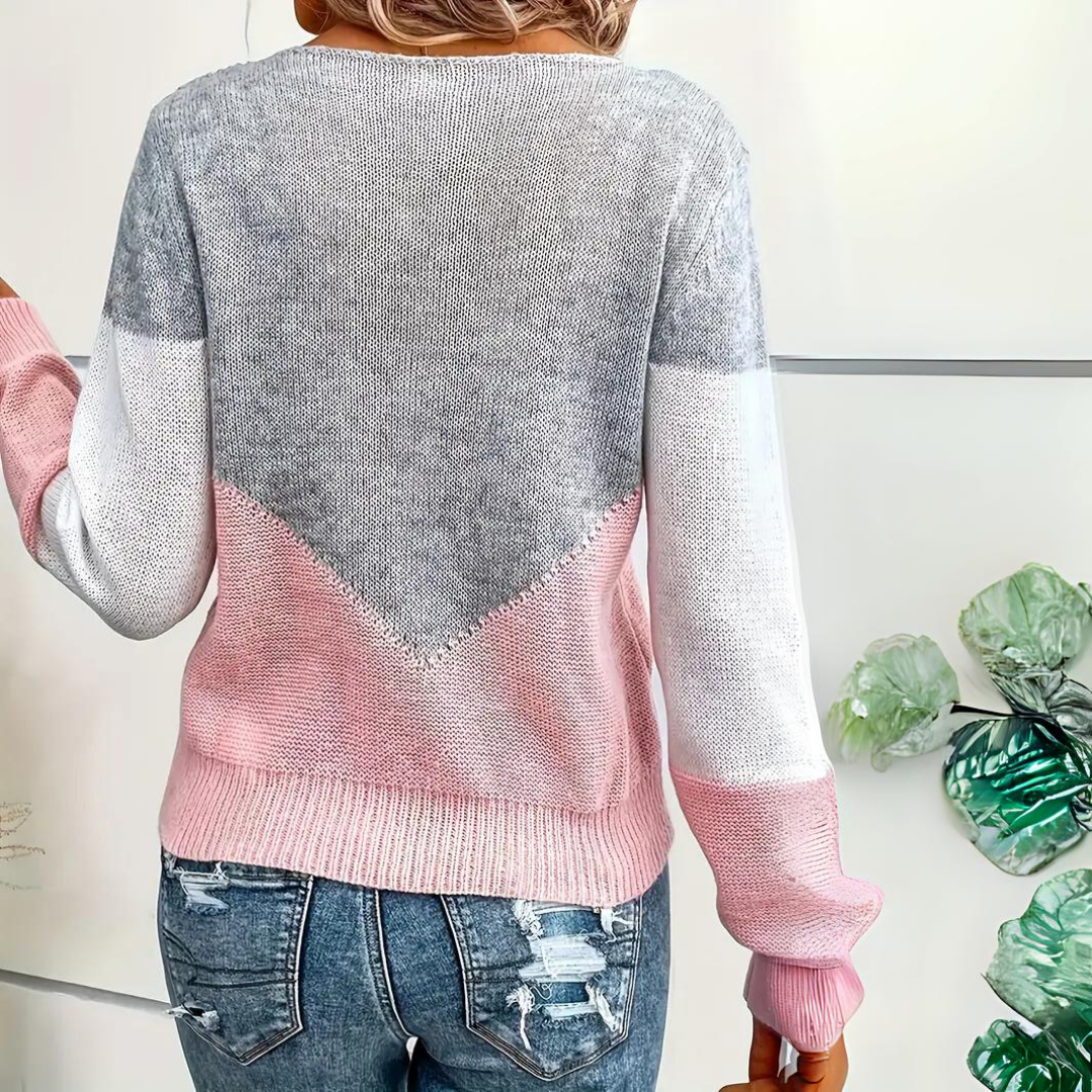 Anna | Dames Casual Los Gesneden Trui