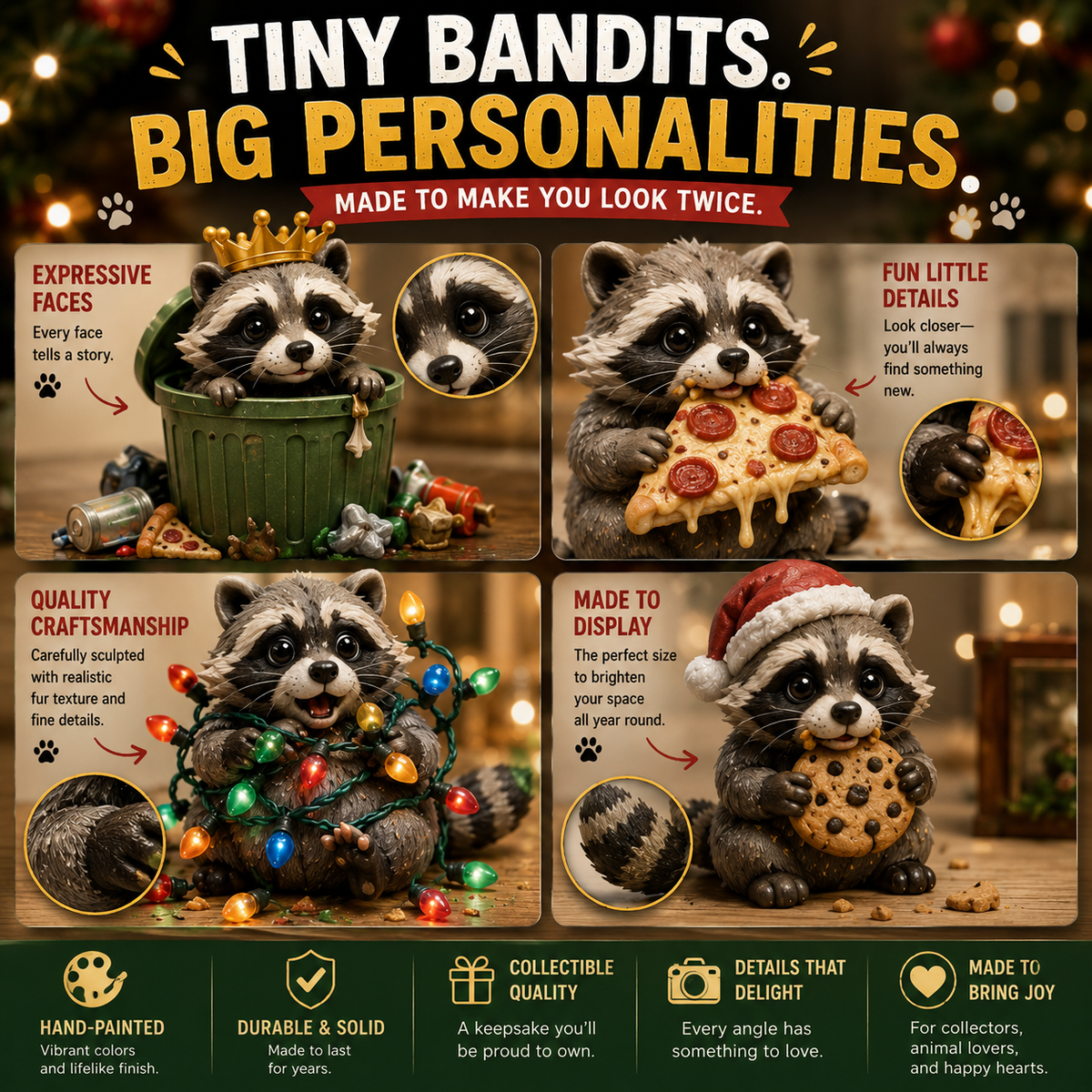 🦝 Achtertuin Bandieten Adventskalender – 24 Dagen van Kleine Problemen