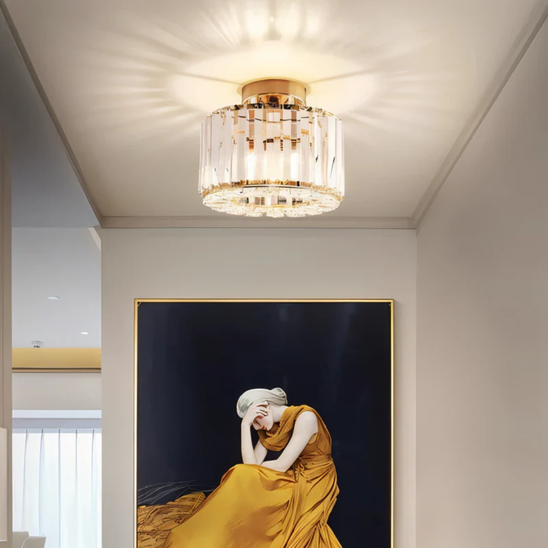 Cryst - Luxe Kristallen Plafondlamp | Stralende Plafondverlichting